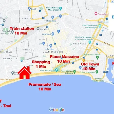 Appartamento Bh - 66 - Close To The Promenade Sea Nizza